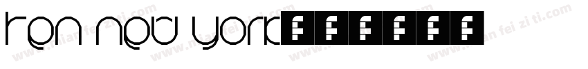 ten new york字体转换